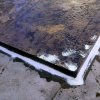 Устройство эластичных галтелей по пропитанному основанию